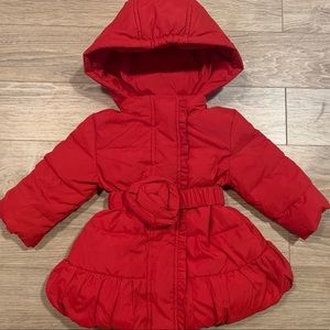 Kate Spade Rosette Puffer Coat